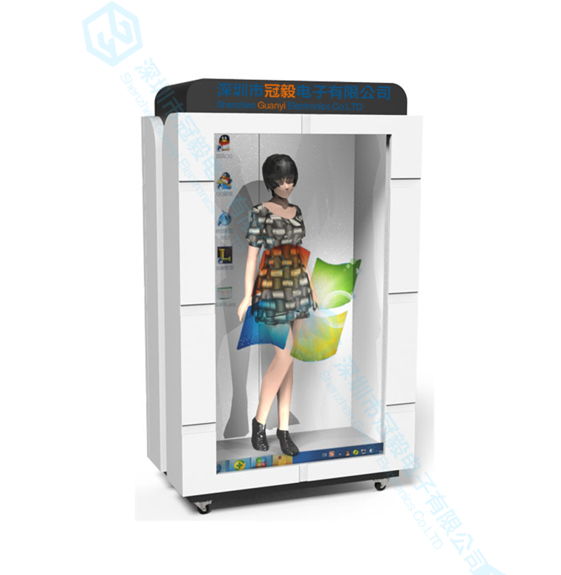 透明液晶展示柜70寸